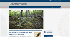 Desktop Screenshot of naturbeskyttelse.dk